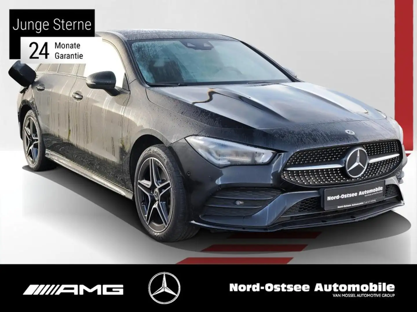 Mercedes-Benz CLA 250 e SB AMG KAMERA PANO AHK NIGHT MULTIBEAM Schwarz - 1