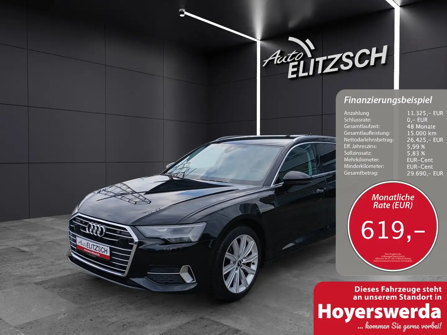 Audi A6 Avant 40 TDI Sport quattro S-tronic LED Navi AV... Schwarz - 1