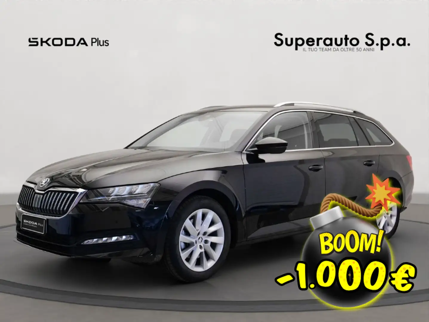 Skoda Superb 2.0 TDI EVO SCR DSG Wagon Executive Nero - 1