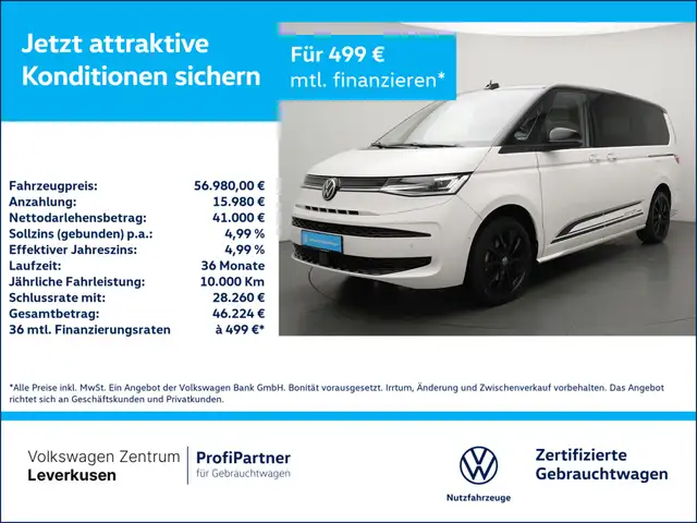 Volkswagen T7 Multivan Edition lang 7 SITZER MATRIX LEDE