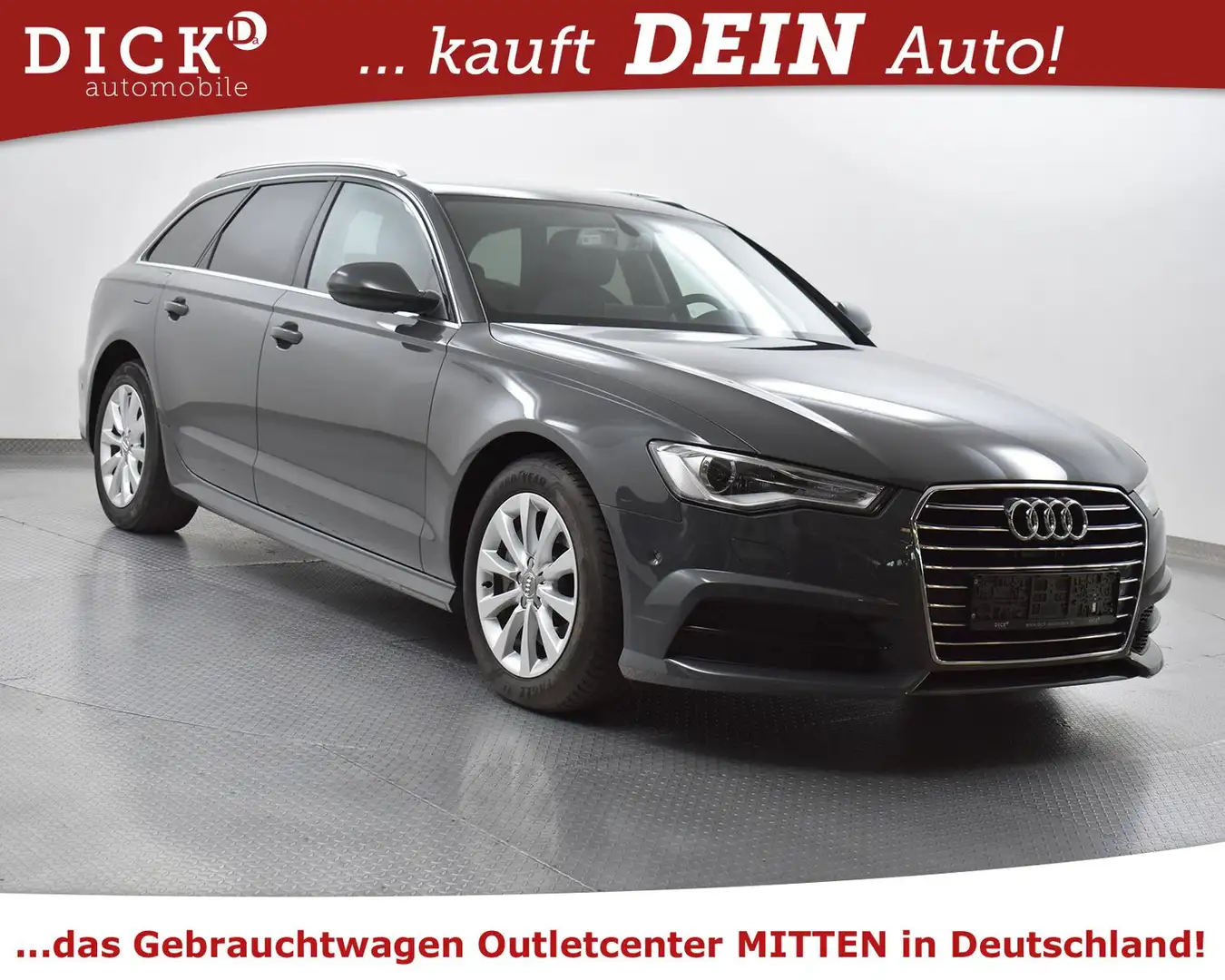 Audi A6 Av 3.0d S-Tr. Sport LEDER+NAVI+KAMER+XEN+AHK+ Grau - 1