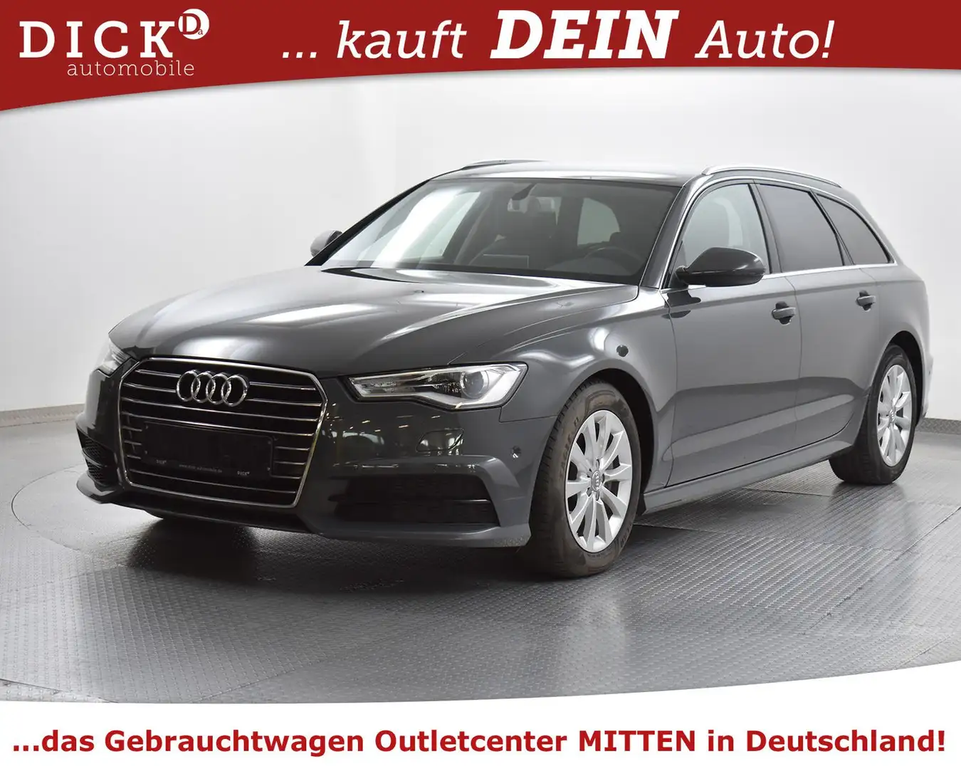 Audi A6 Av 3.0d S-Tr. Sport LEDER+NAVI+KAMER+XEN+AHK+ Grau - 2