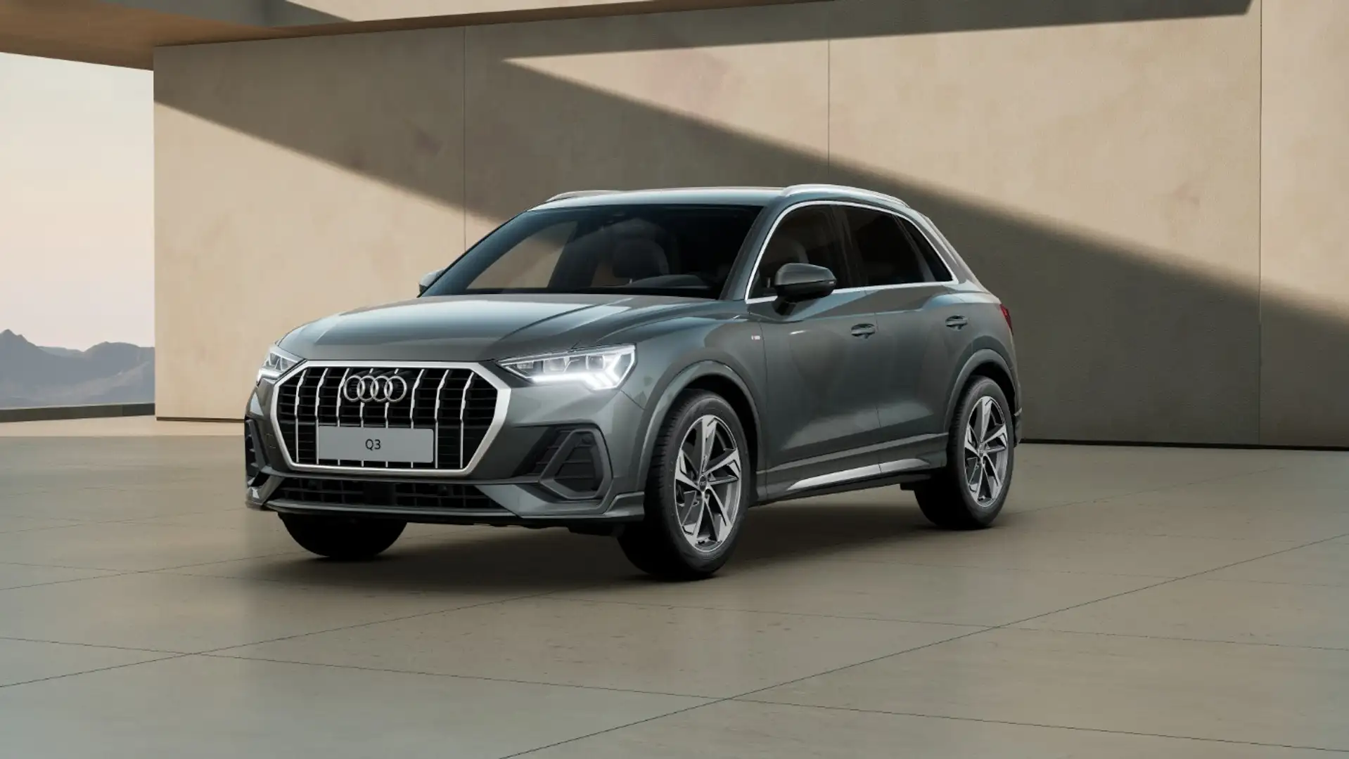 Audi Q3 S line 35 TFSI S tronic AHK SHZ Keyless Navi Grau - 2