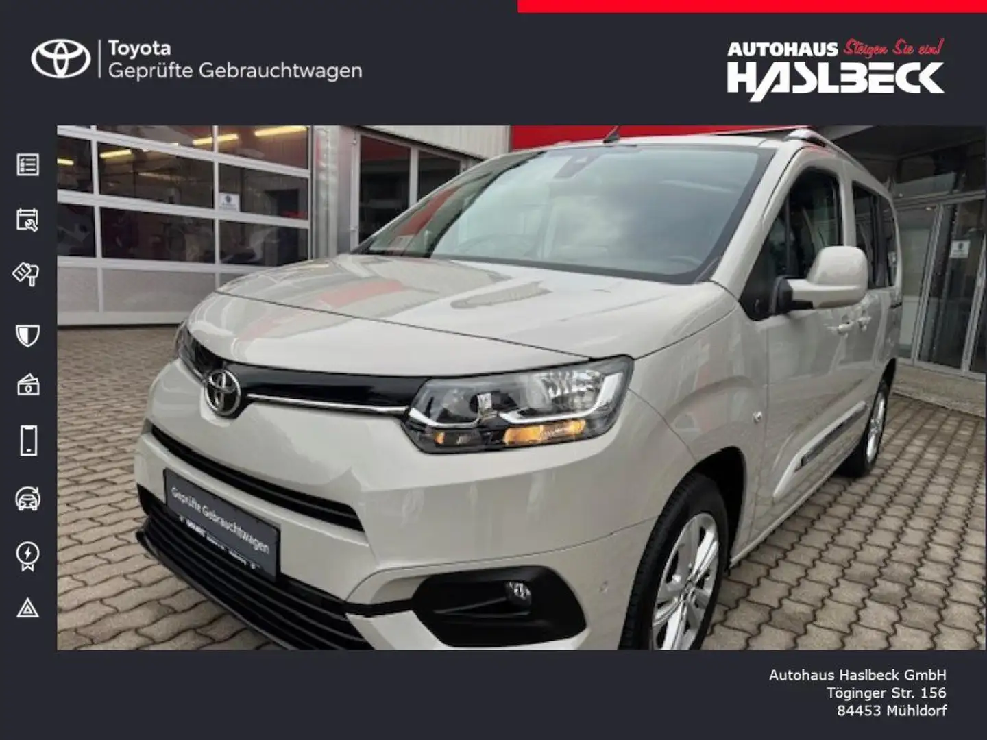 Toyota Proace City Verso 1.2 Turbo L1 Team D*Allwetterreifen* Beżowy - 1