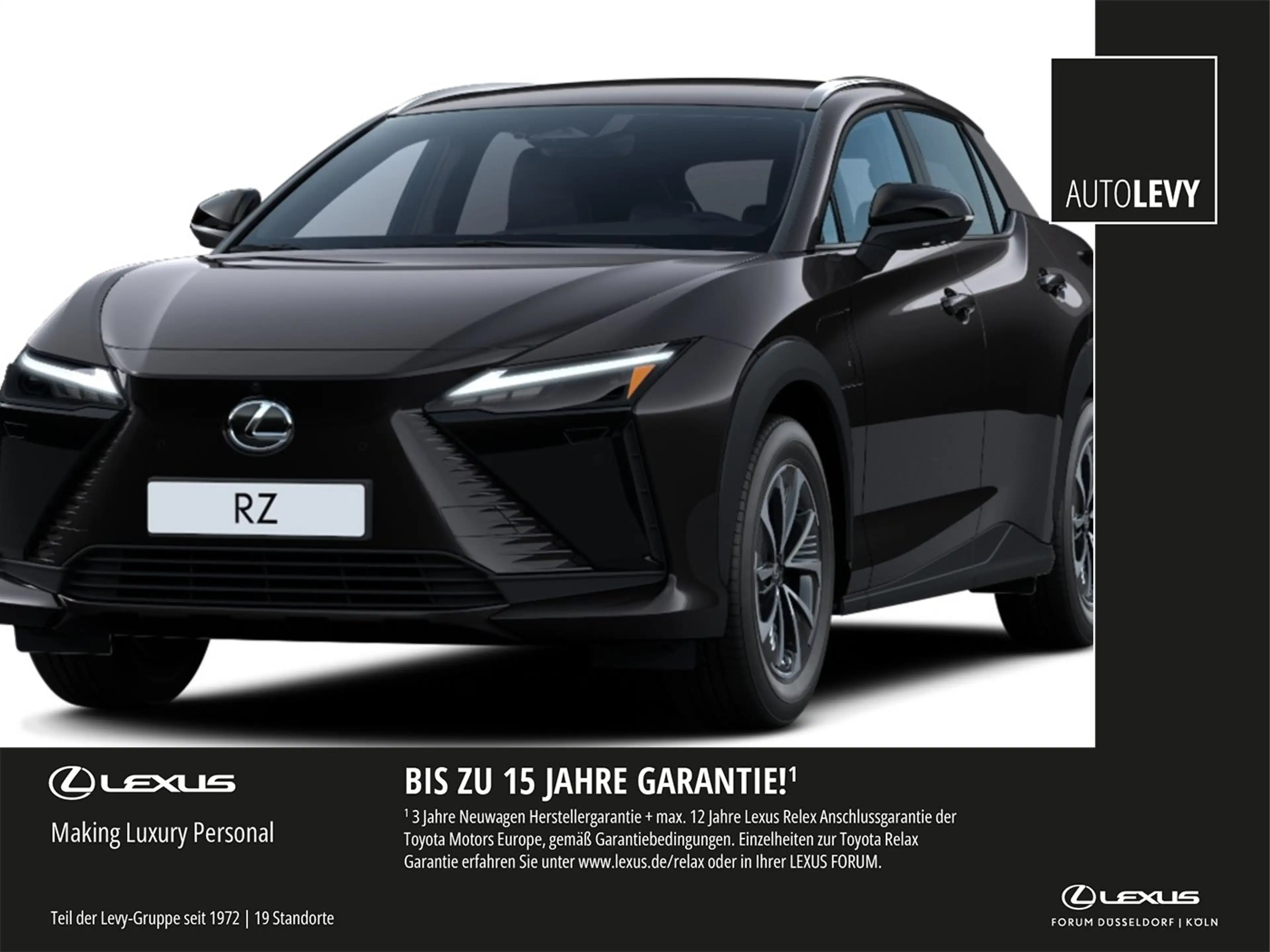 Lexus RZ 550e Neues Modell+ verschiedene Farben