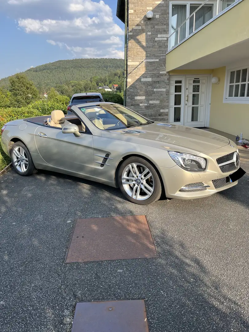 Mercedes-Benz SL 350 1. Hand * Airscarf * perfekter Zustand Beige - 2