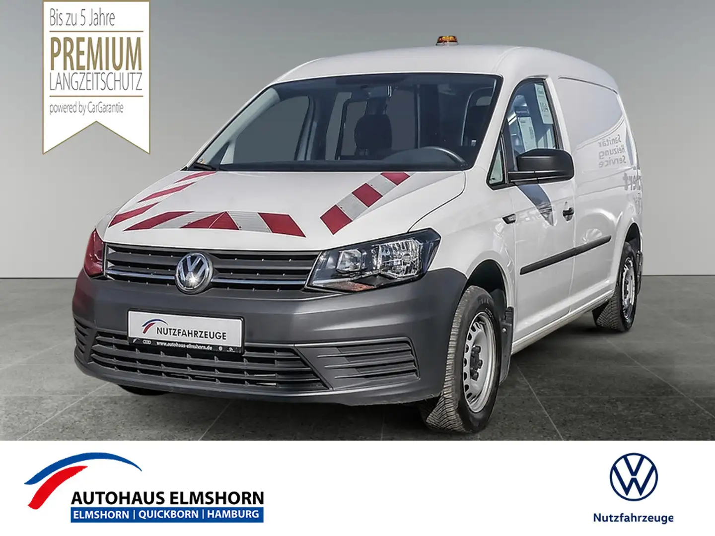 Volkswagen Caddy Maxi 2.0 TDI Kasten AHK Weiß - 1