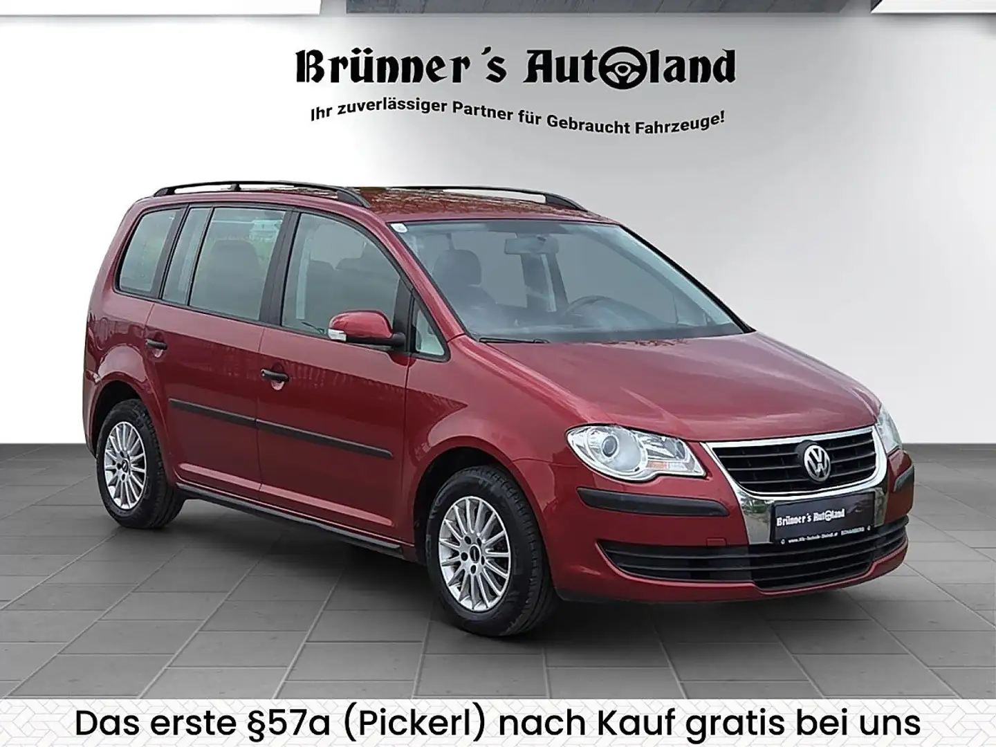 Volkswagen Touran Touran Conceptline 1,9 TDI DPF Conceptline Rot - 2