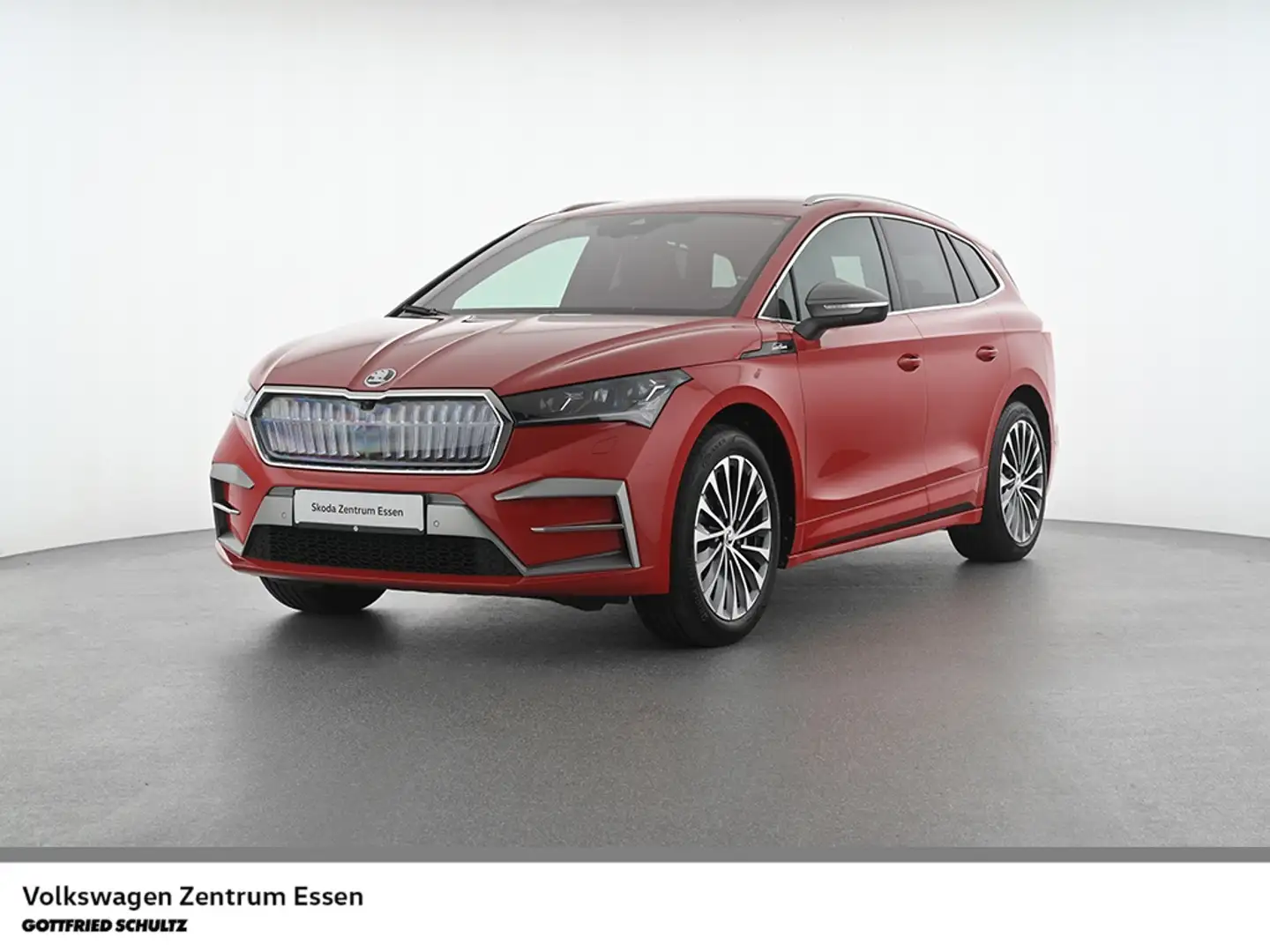 Skoda Enyaq 85 L&K MatrixLED AHK Wärmepumpe Rot - 1