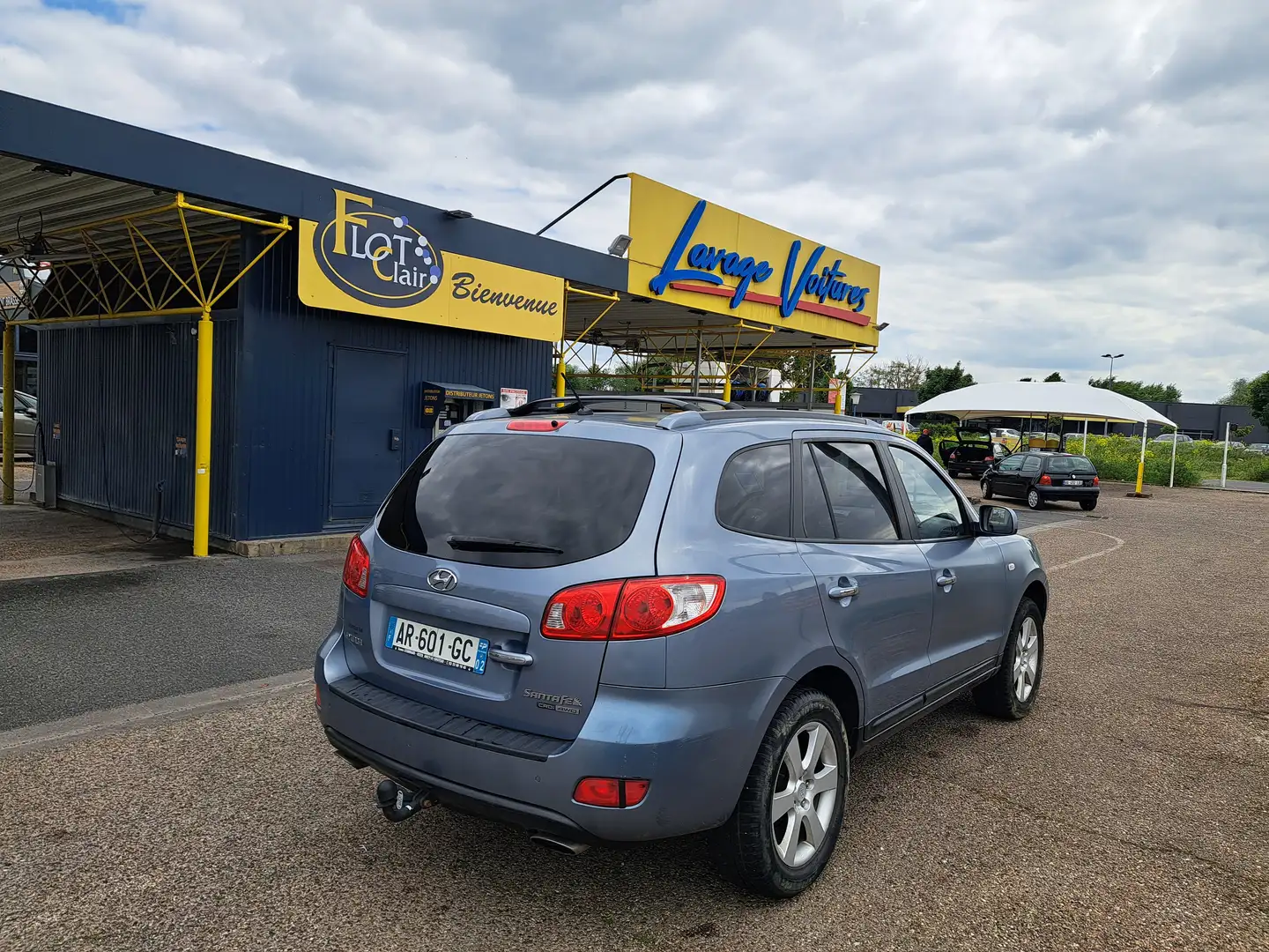 Hyundai SANTA FE Santa Fé 2.2 CRDi 155 4WD Pack Executive A Bleu - 2