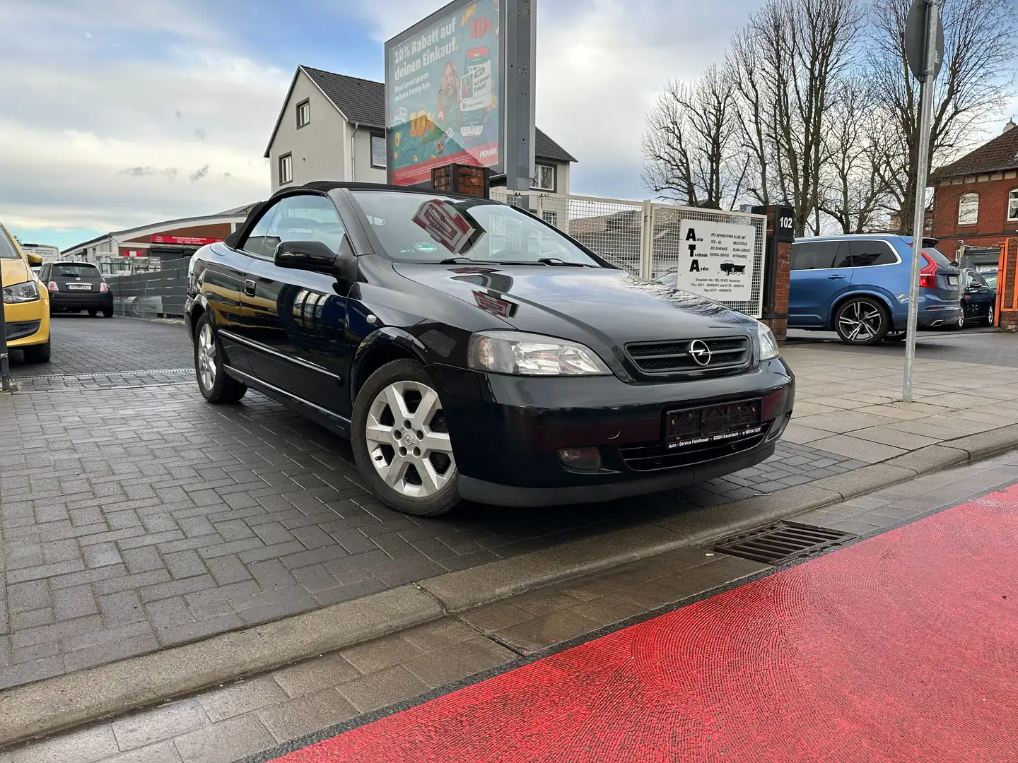 Opel Astra G Cabrio 2.2 16V LEDER // 4el.FH // TEMPOMAT // Schwarz - 1