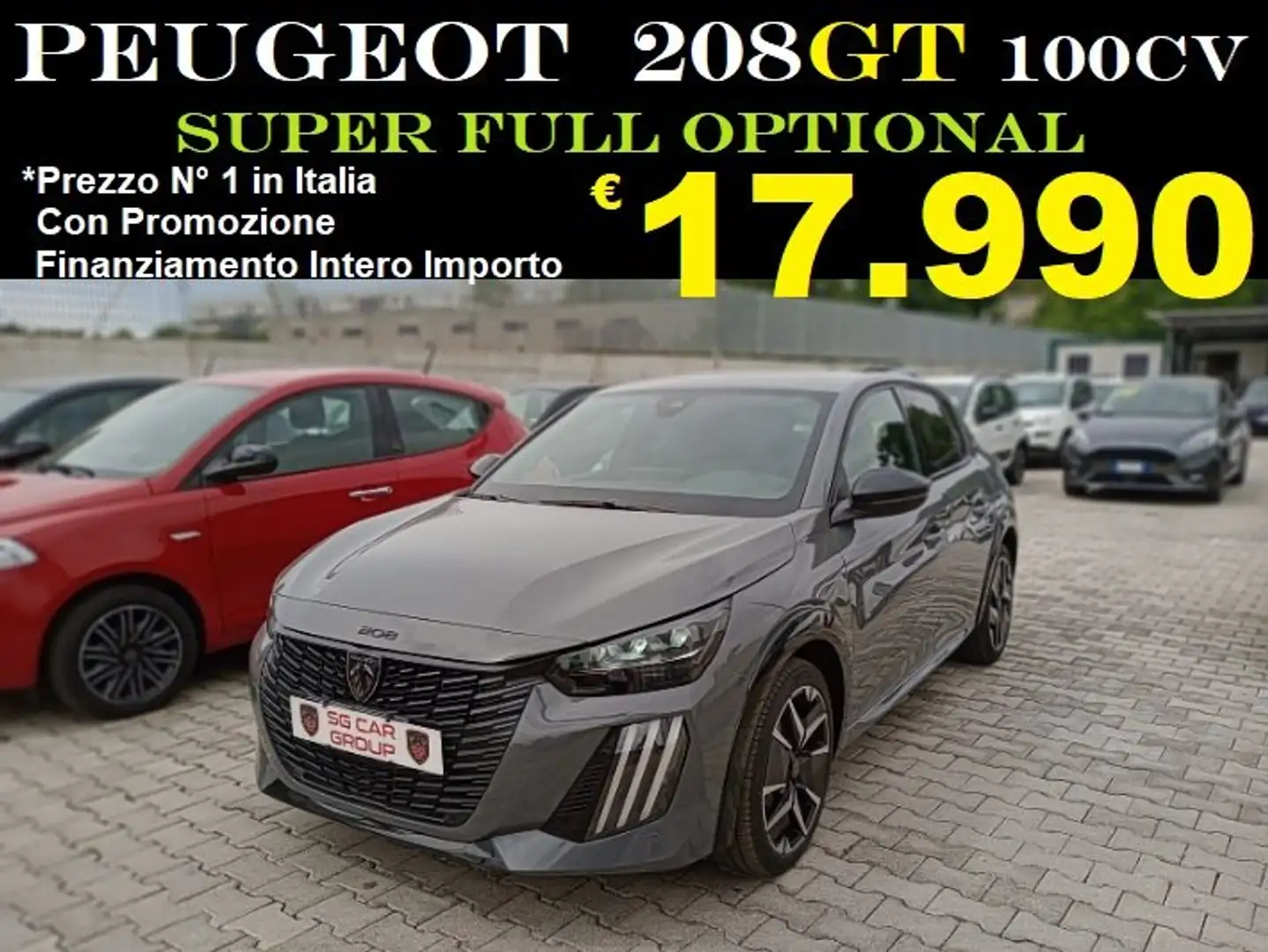 Peugeot 208 GT 100 CV Grijs - 1
