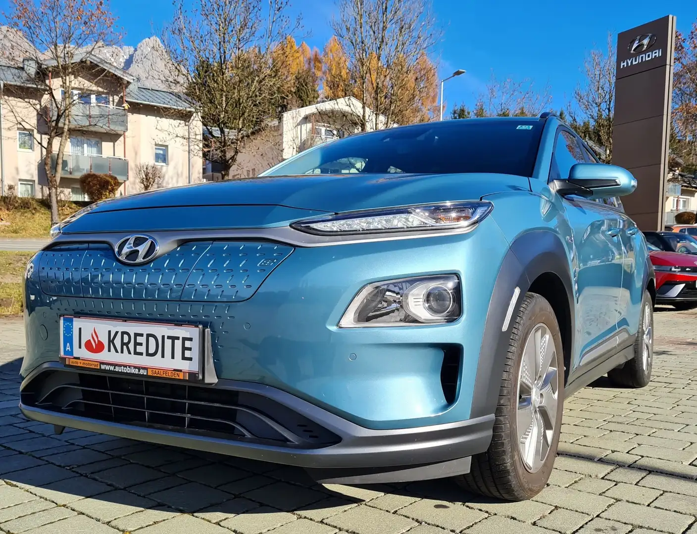 Hyundai KONA Kona Elektro 64kWh Level 4 Level 4 Grün - 1