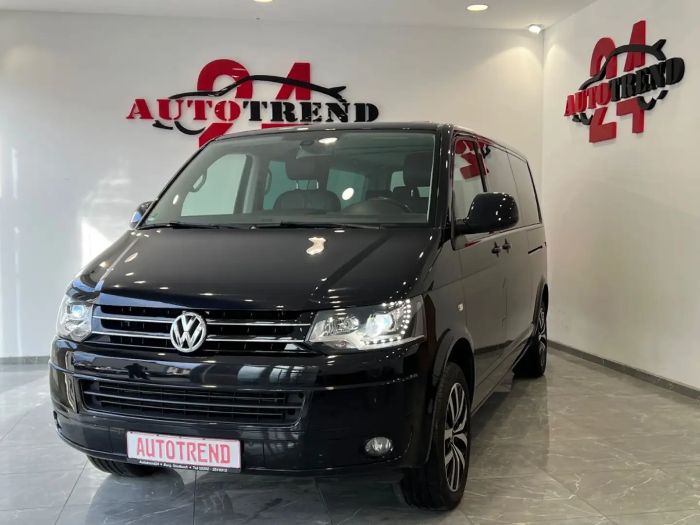 Volkswagen T5 Multivan 4 Motion LANG AUTOMATIK+NAVI+LEDER Schwarz - 1