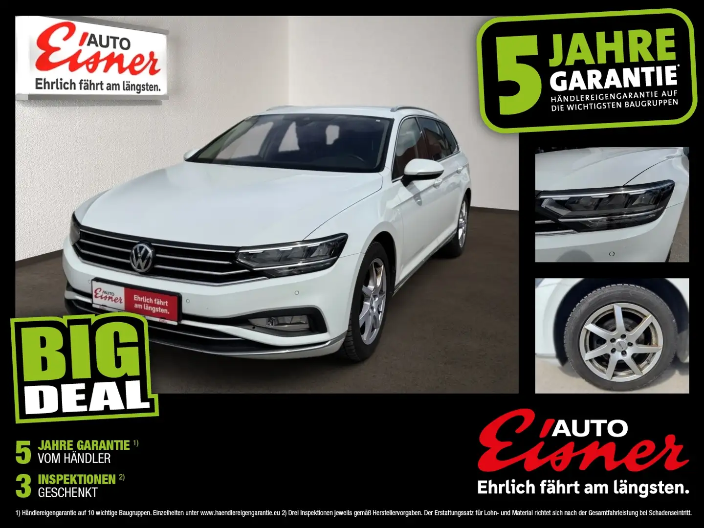 Volkswagen Passat Variant ELEGANCE 2.0 SC Bianco - 1