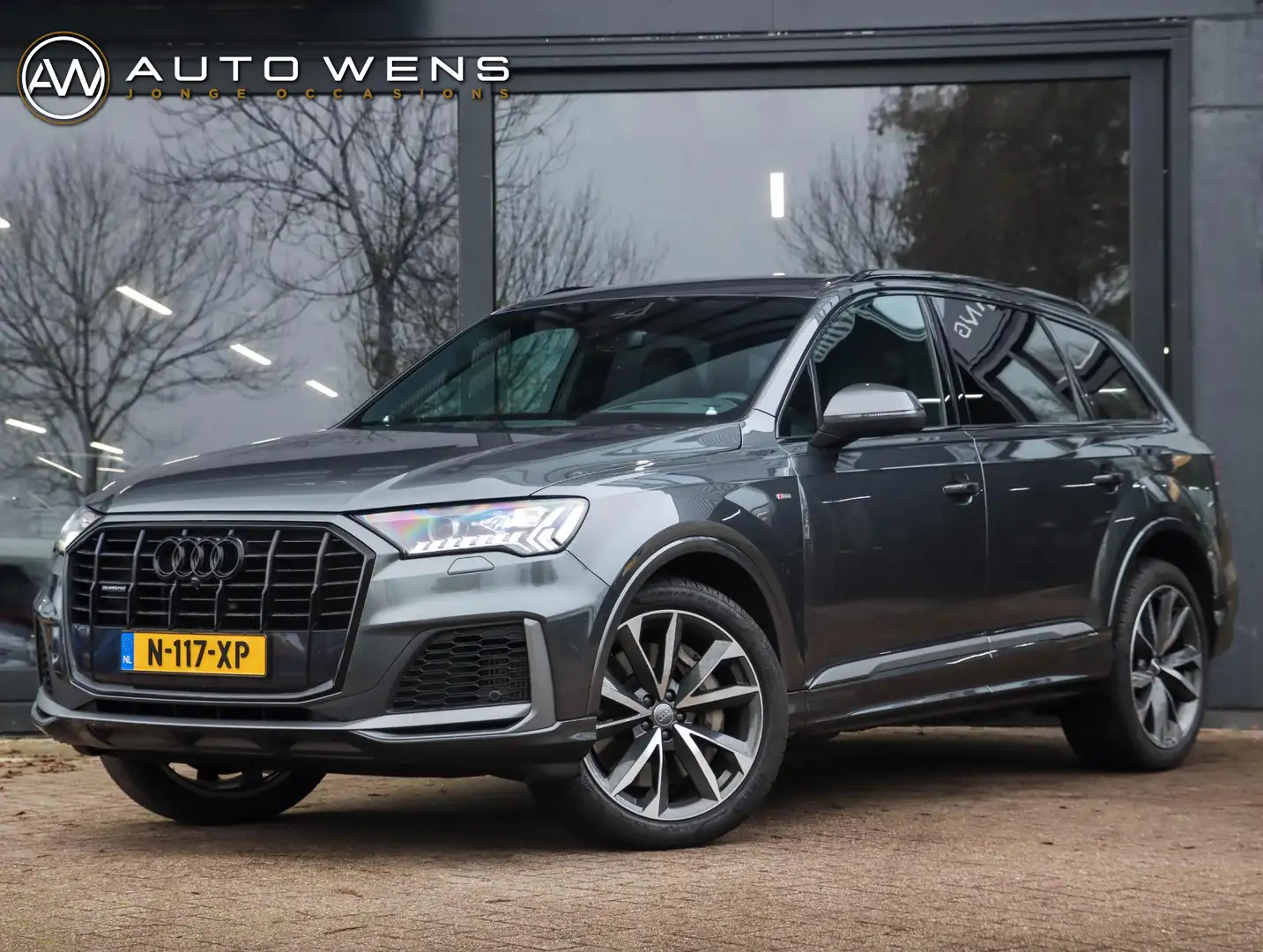 Audi Q7 55 TFSI e Quattro S Line B&O Audio Sportstoelen Bl Grijs - 1