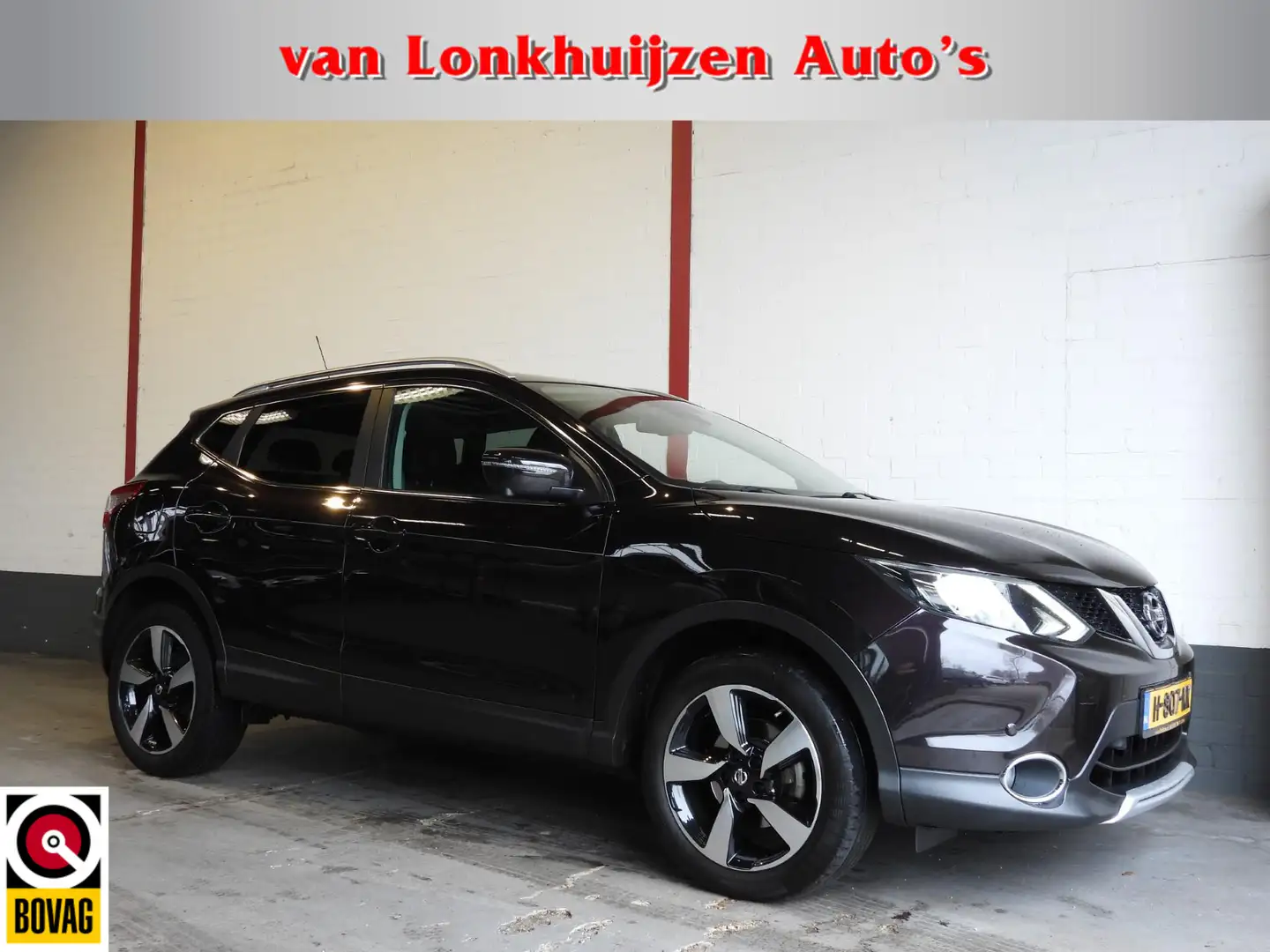 Nissan Qashqai 1.2 DIG-T N-Connecta NAVI/PANODAK/CAMERA/18"LMV! Paars - 1