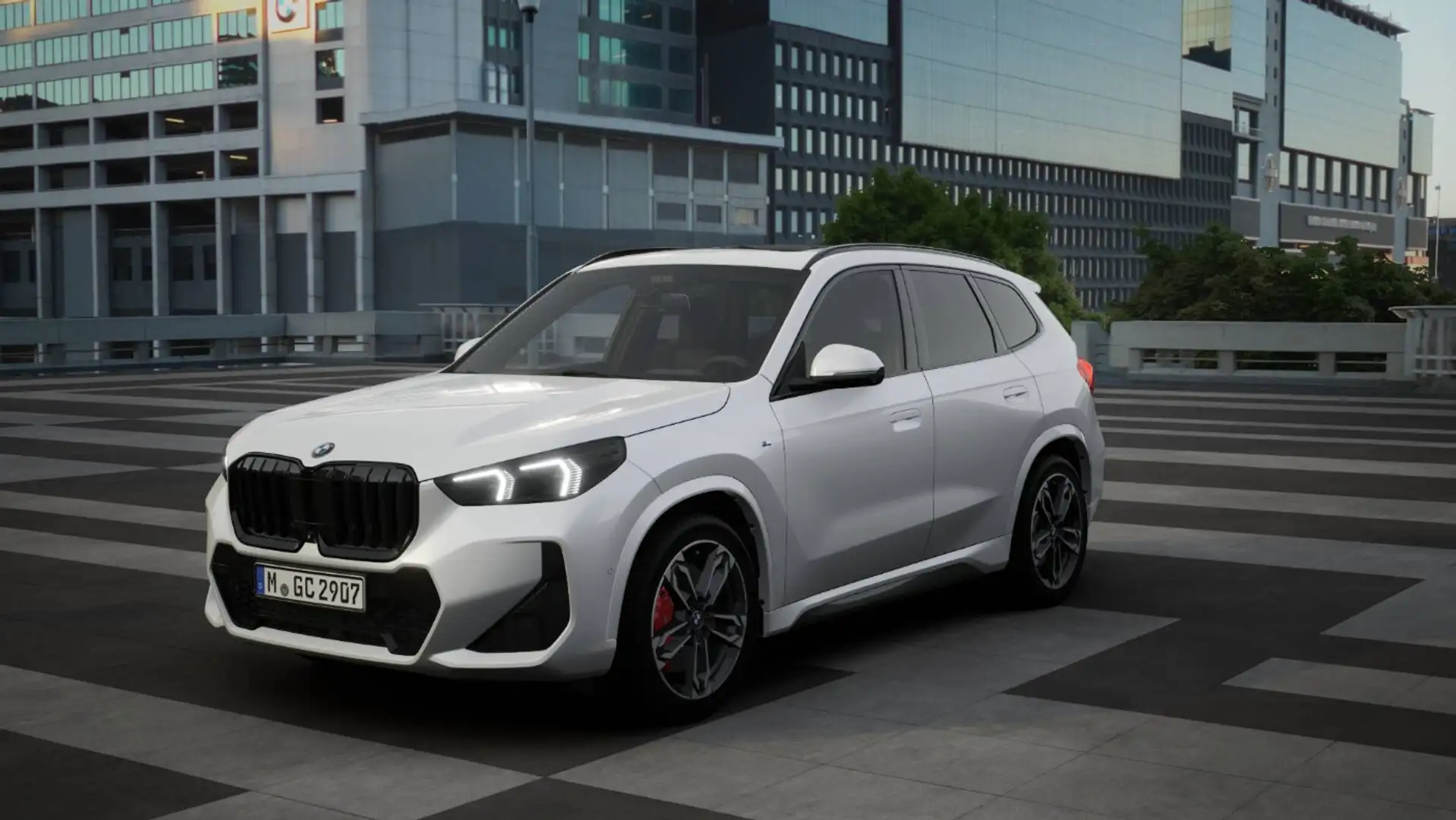 BMW X1 xDrive 20d ///M Sport PRO ACC PanoSD AHK Weiß - 1