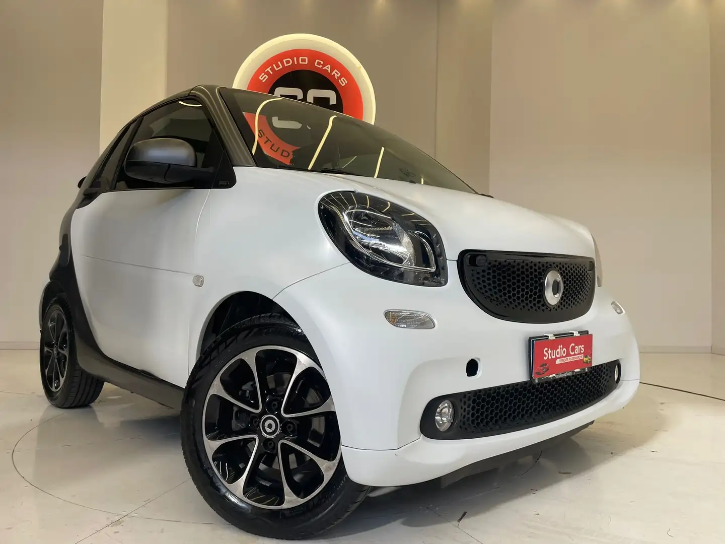 smart forTwo Cabrio 0.9 t Passion 90cv twinamic Blanc - 2