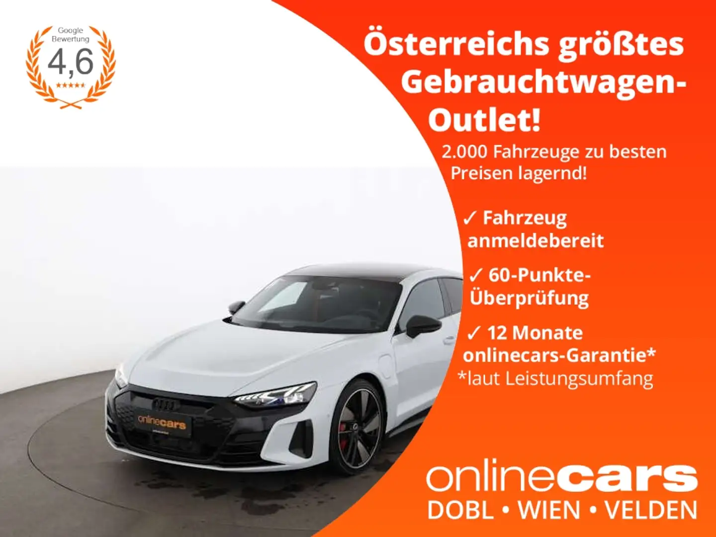 Audi e-tron GT RS quattro 93kWh Aut MATRIX LUFT SKY Grau - 1