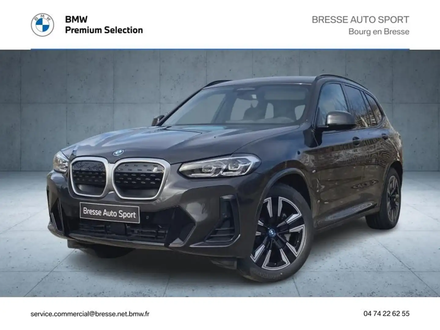 BMW iX3 M sport 286ch Inspiring Gris - 1