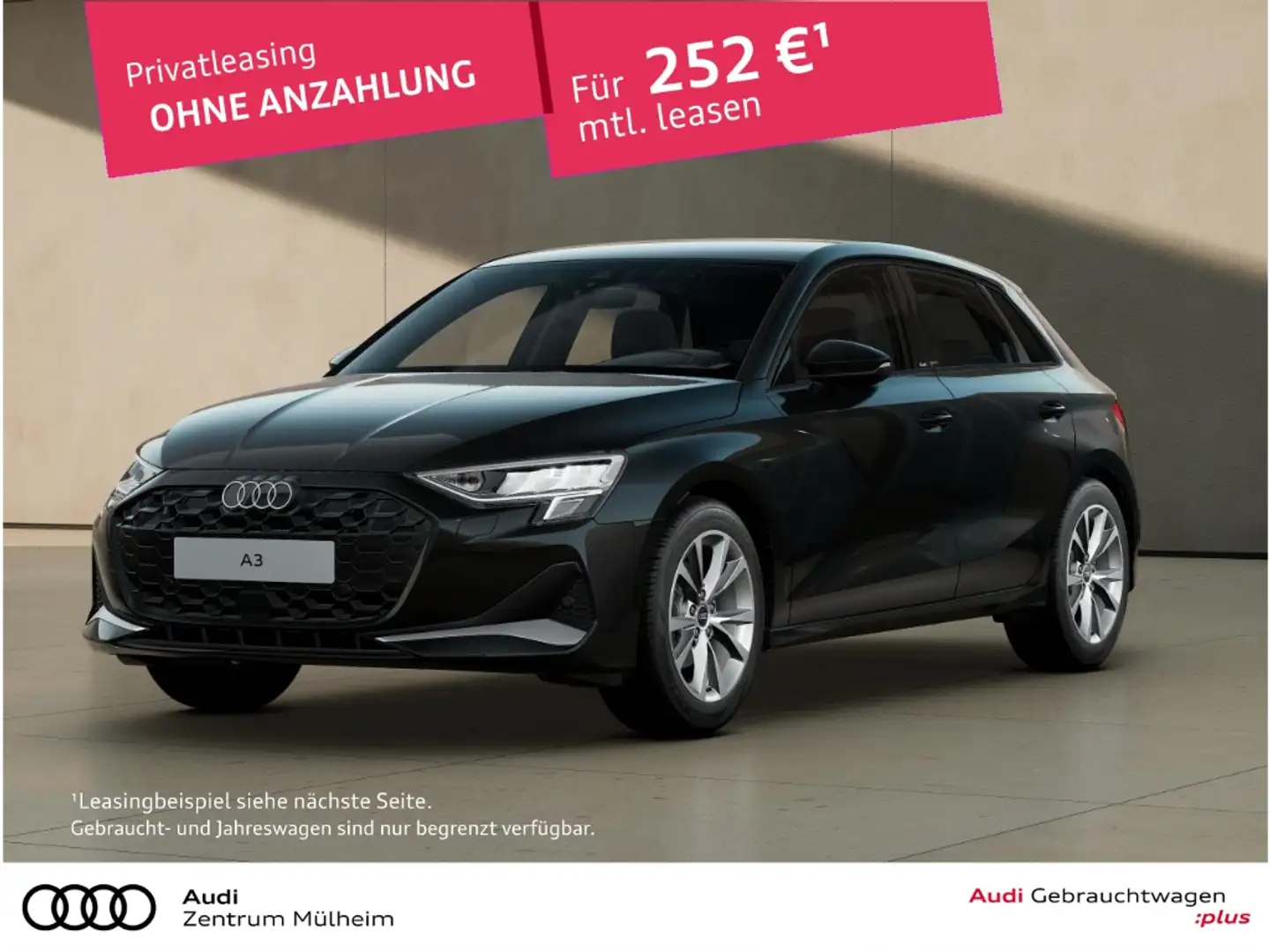 Audi A3 Sportback 35 TFSI Navi virtual Rückfahrkamera Negro - 1