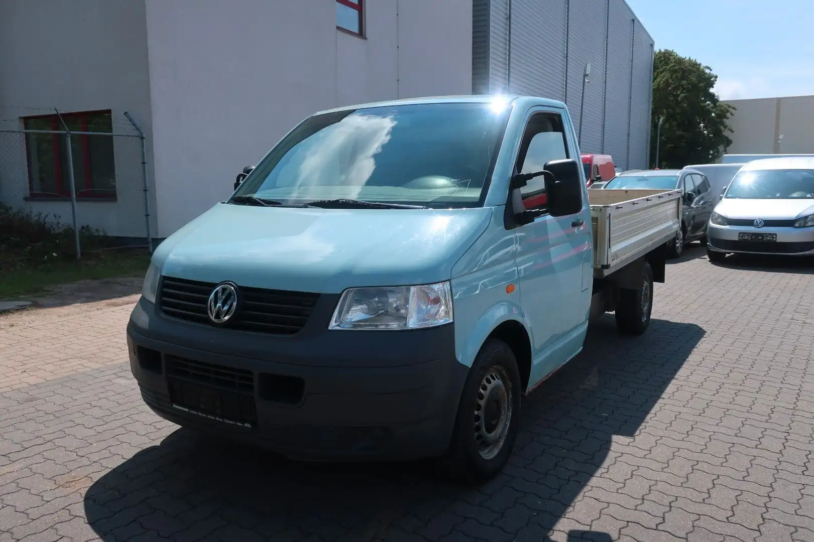 Volkswagen T5 Transporter T5 Pritsche 1. Hand / Klima / AHK / FN:51 Blau - 1
