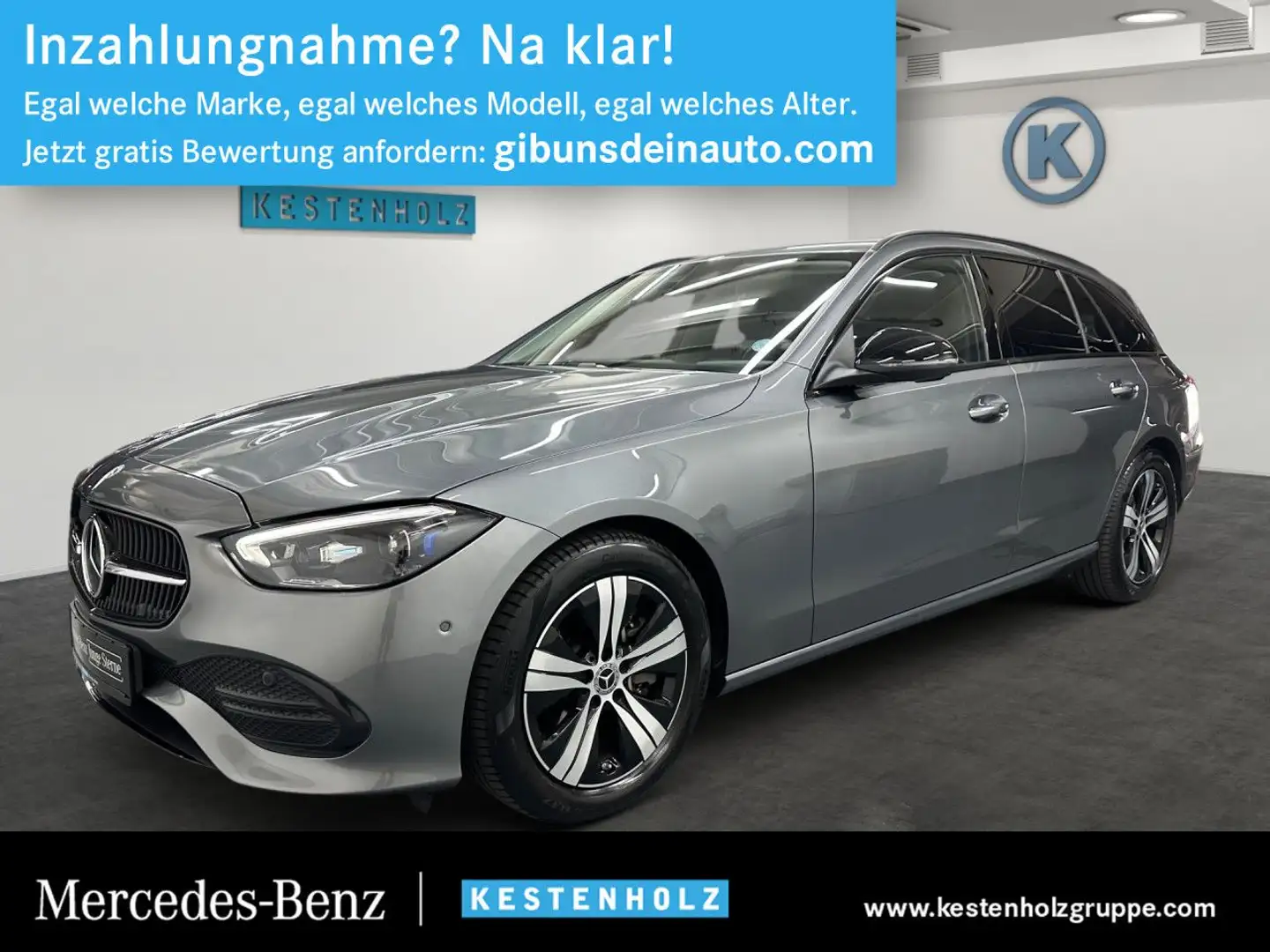 Mercedes-Benz C 300 T-Modell AHK+HEADUP+KEYGO+MEMORY+DIGITLGHT Grau - 1