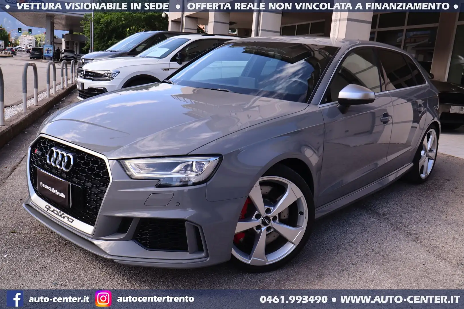Audi RS3 RS 3 SPB 2.5 quattro S tronic Grigio - 2