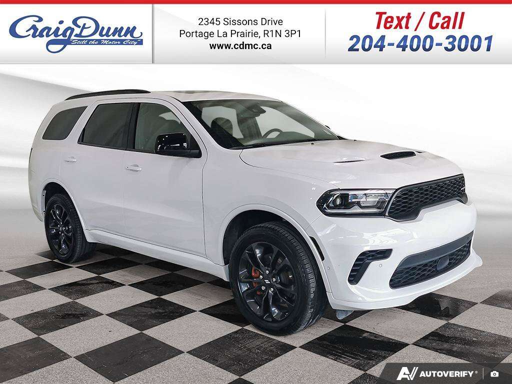 2025 Dodge Durango * GT PLUS AWD * LEATHER * WIRELESS CHARGING *