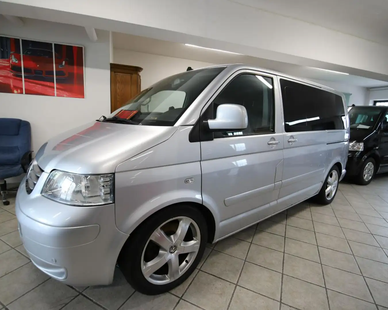Volkswagen T5 Multivan 2.5 Tdi 174cv 7Posti Navi Webasto Klima G.T Argento - 2