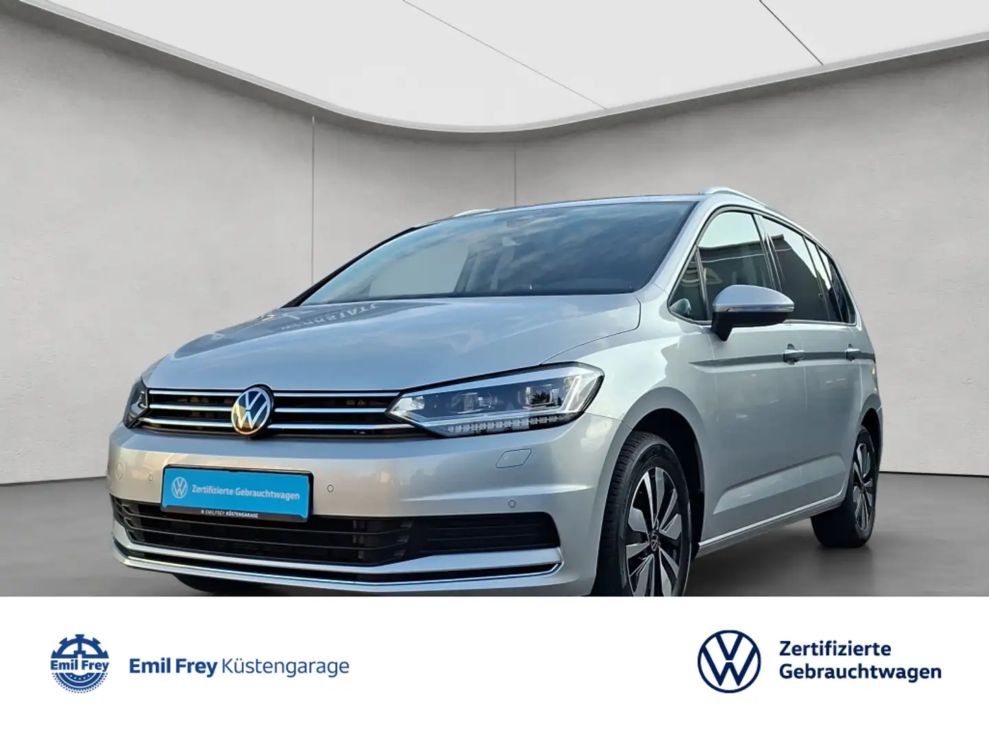 Volkswagen Touran 1.5 TSI DSG Move 7-SITZE NAVI AHK RFK LED Stříbrná - 1