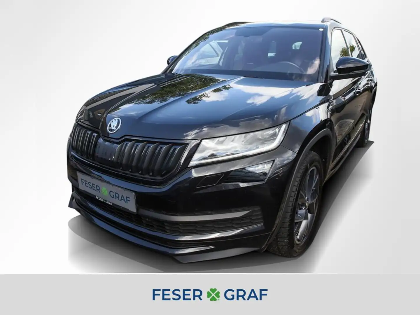Skoda Kodiaq 2.0 TDI 4x4 Sportline DSG AHK Navi RüKa Schwarz - 1