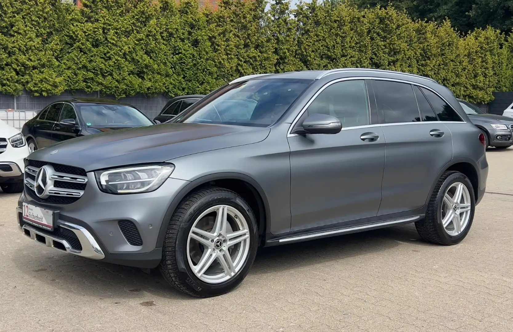 Mercedes-Benz GLC 300 GLC300d 4Matic 9G-TR-MAGNO MATT-WIDESCREEN-AHK- Grigio - 2