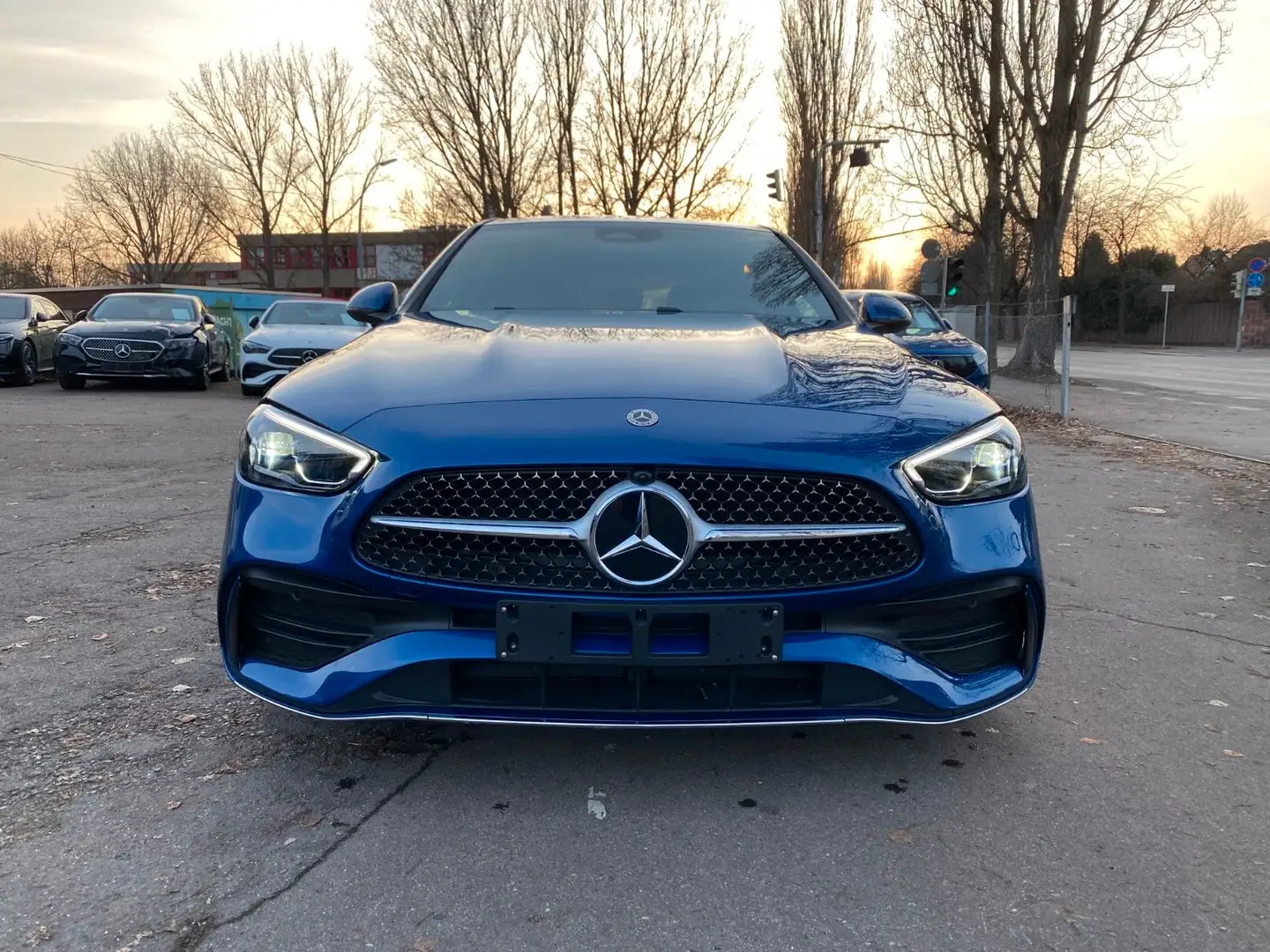 Mercedes-Benz C 180 *AMG Adv/19"/Totw/Abrisskante/LED/Kamera* Blau - 1