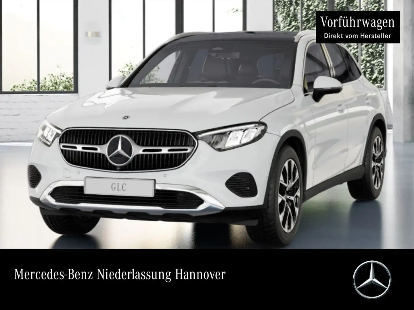 Mercedes-Benz GLC 200 4M AVANTG+PANO+360+AHK+LED+TOTW+KEYLESS+9G Weiß - 1