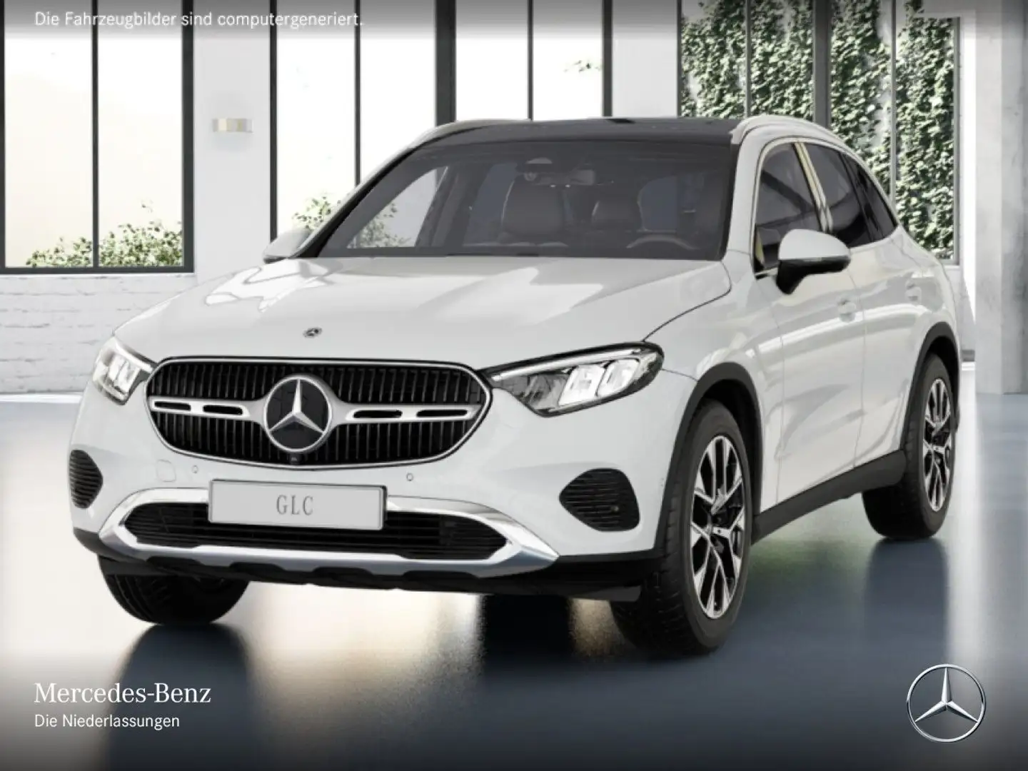 Mercedes-Benz GLC 200 4M AVANTG+PANO+360+AHK+LED+TOTW+KEYLESS+9G Weiß - 2