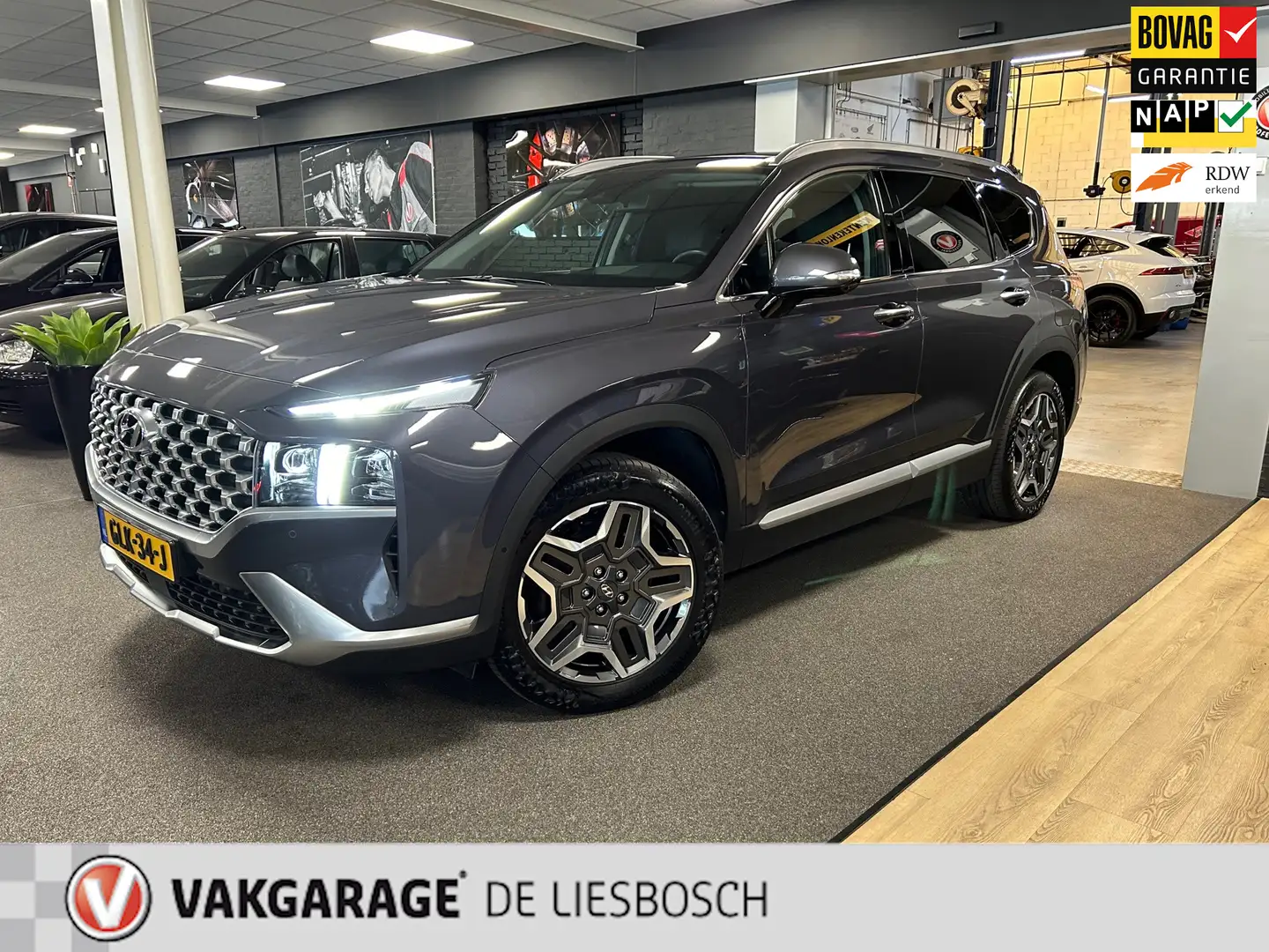 Hyundai SANTA FE 1.6 T-GDI PHEV Premium Sky / Panorama-dak / trekha Blauw - 1