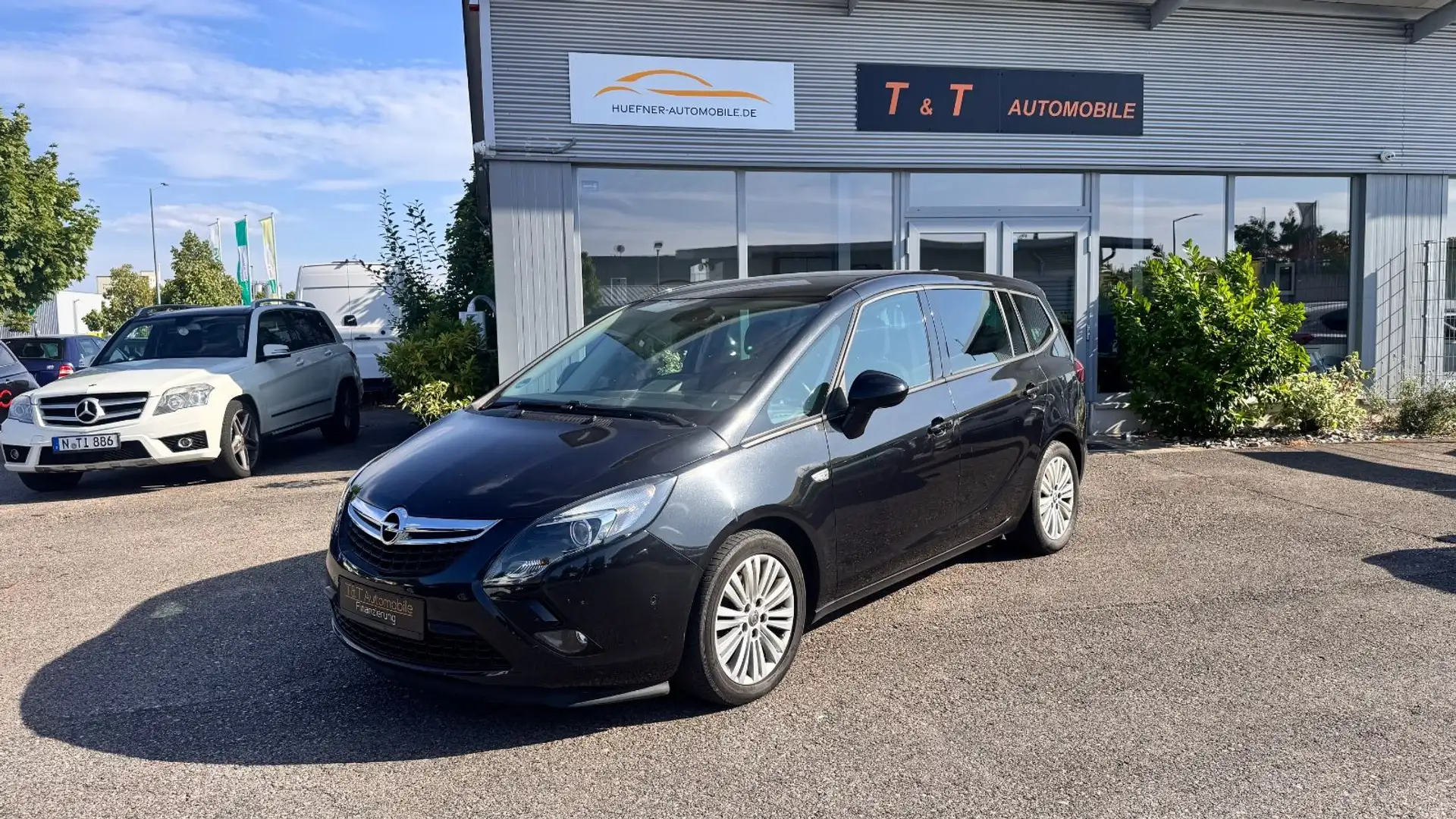 Opel Zafira Tourer Navi Kamera PDC AHK SH BT ALU TÜV Noir - 1