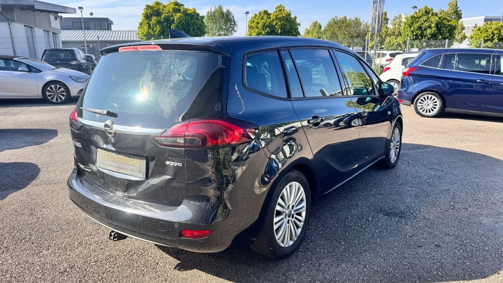 Opel Zafira Tourer Navi Kamera PDC AHK SH BT ALU TÜV Noir - 2