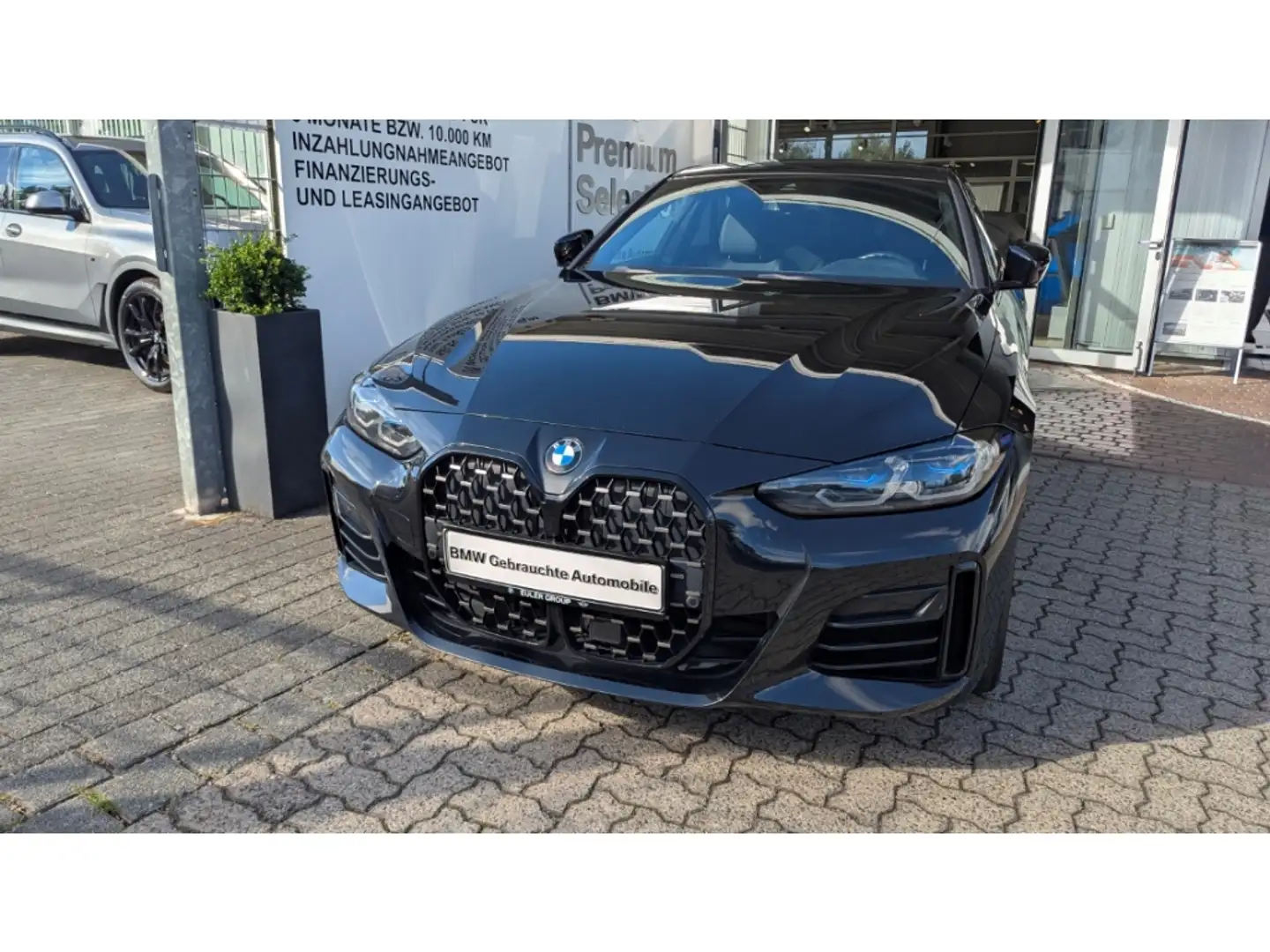 BMW 420 D MSport HUD Navi Leder HarmanKardon Laserlicht Ko Schwarz - 2