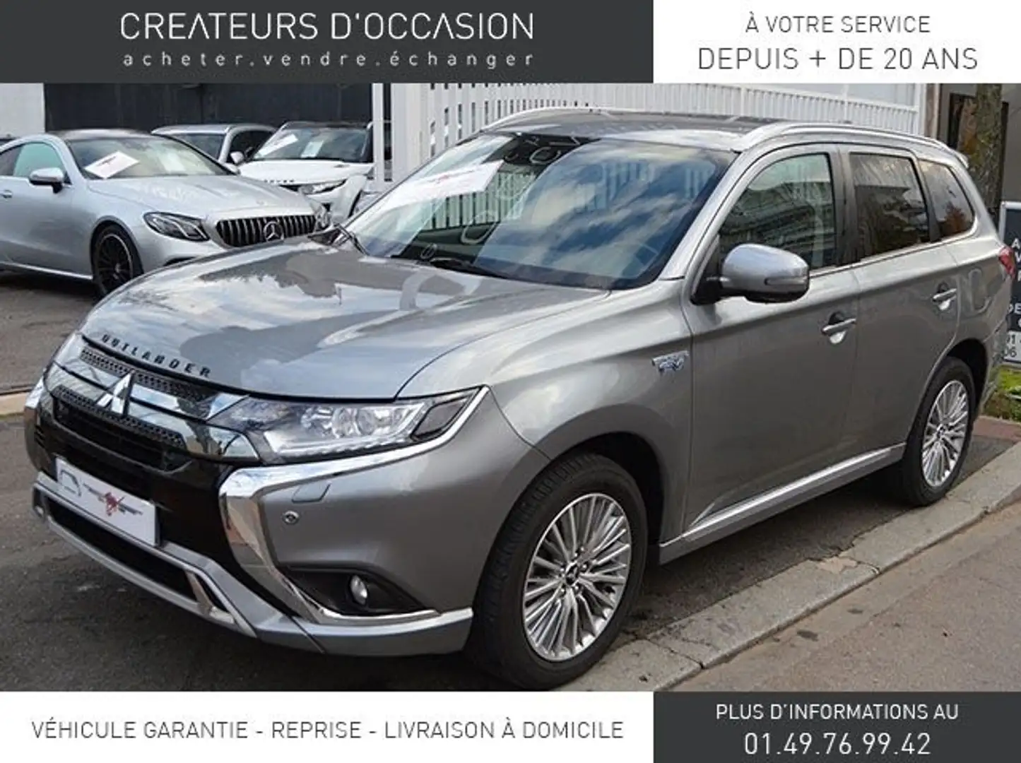 Mitsubishi Outlander PHEV TWIN MOTOR INTENSE BUSINESS  4WD EURO6D-T EVAP Gris - 1