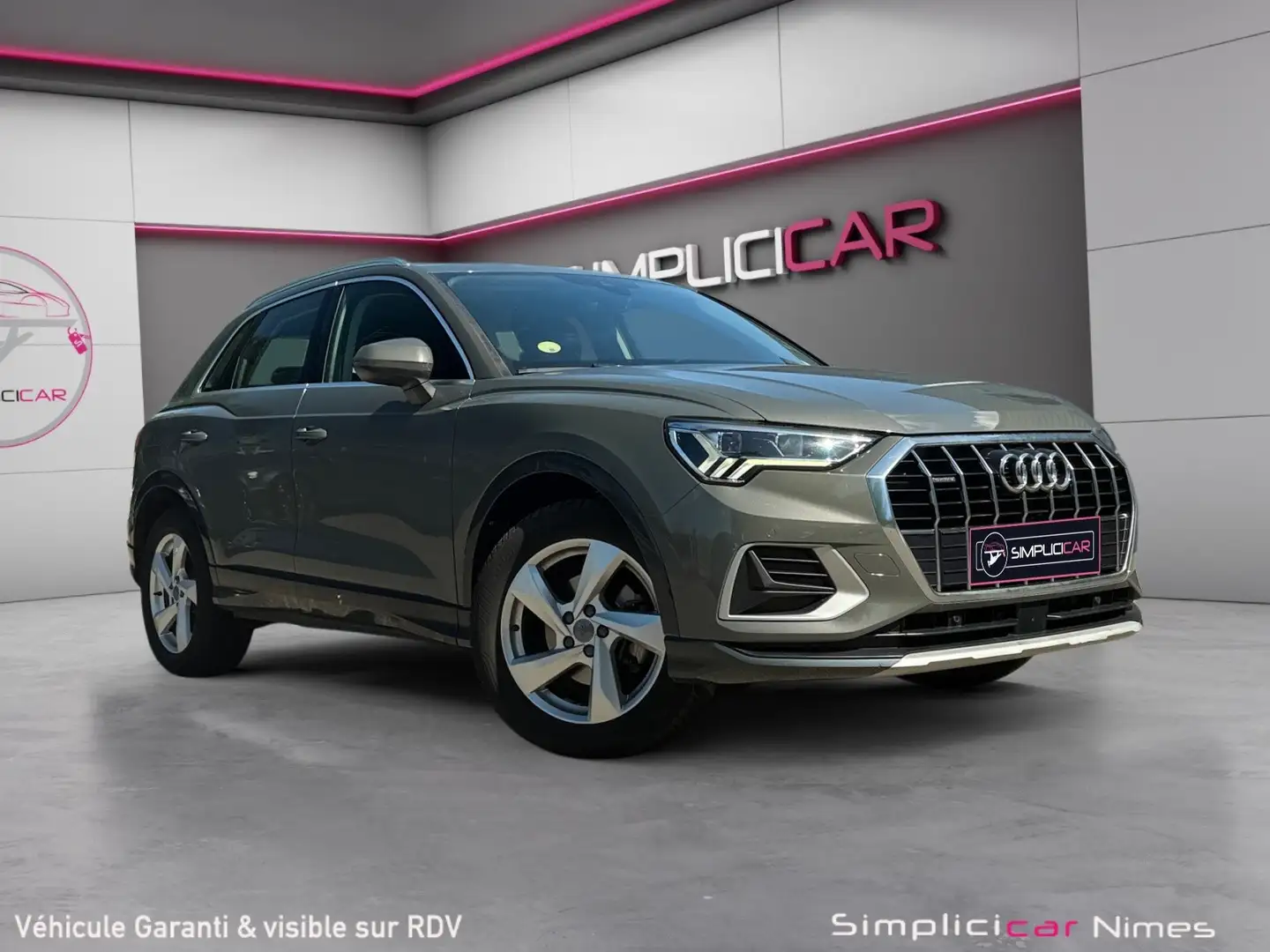 Audi Q3 Q3 35 TDI 150 ch Quattro Design Luxe Gris - 1