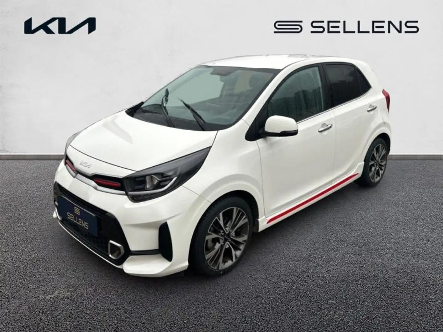Kia Picanto 1.2 DPi 84ch GT Line Premium Blanc - 1