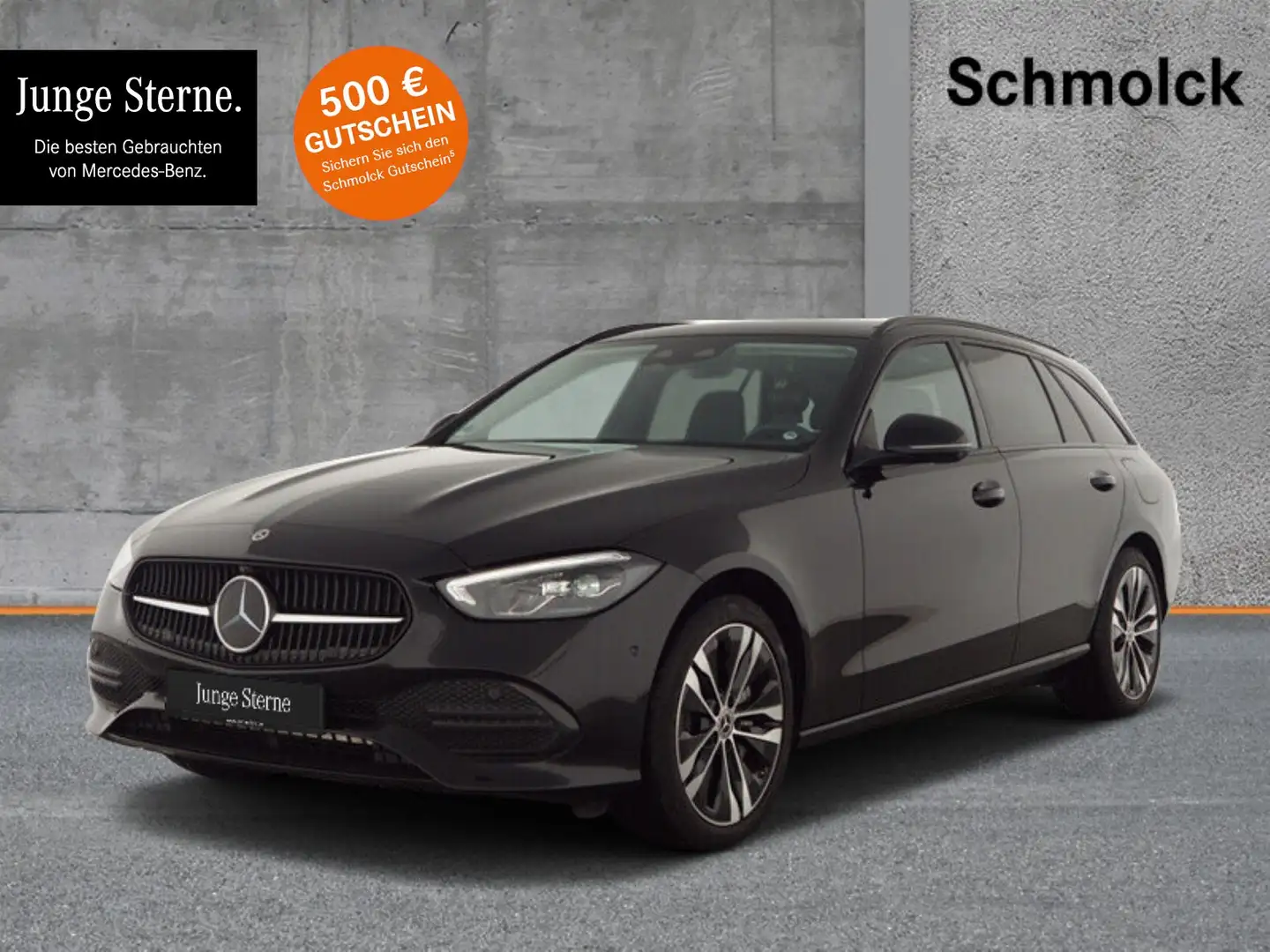 Mercedes-Benz C 300 e T AVANTGARDE+LED+9G+PANO+NIGHT+360+DSTR Schwarz - 1