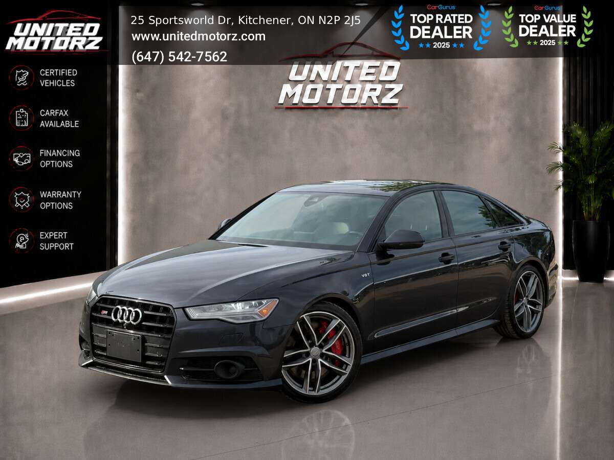 2017 Audi S6 4dr Sdn AUTO AWD 4.0L V8~SAFETY CERTIFIED~NO ACCI