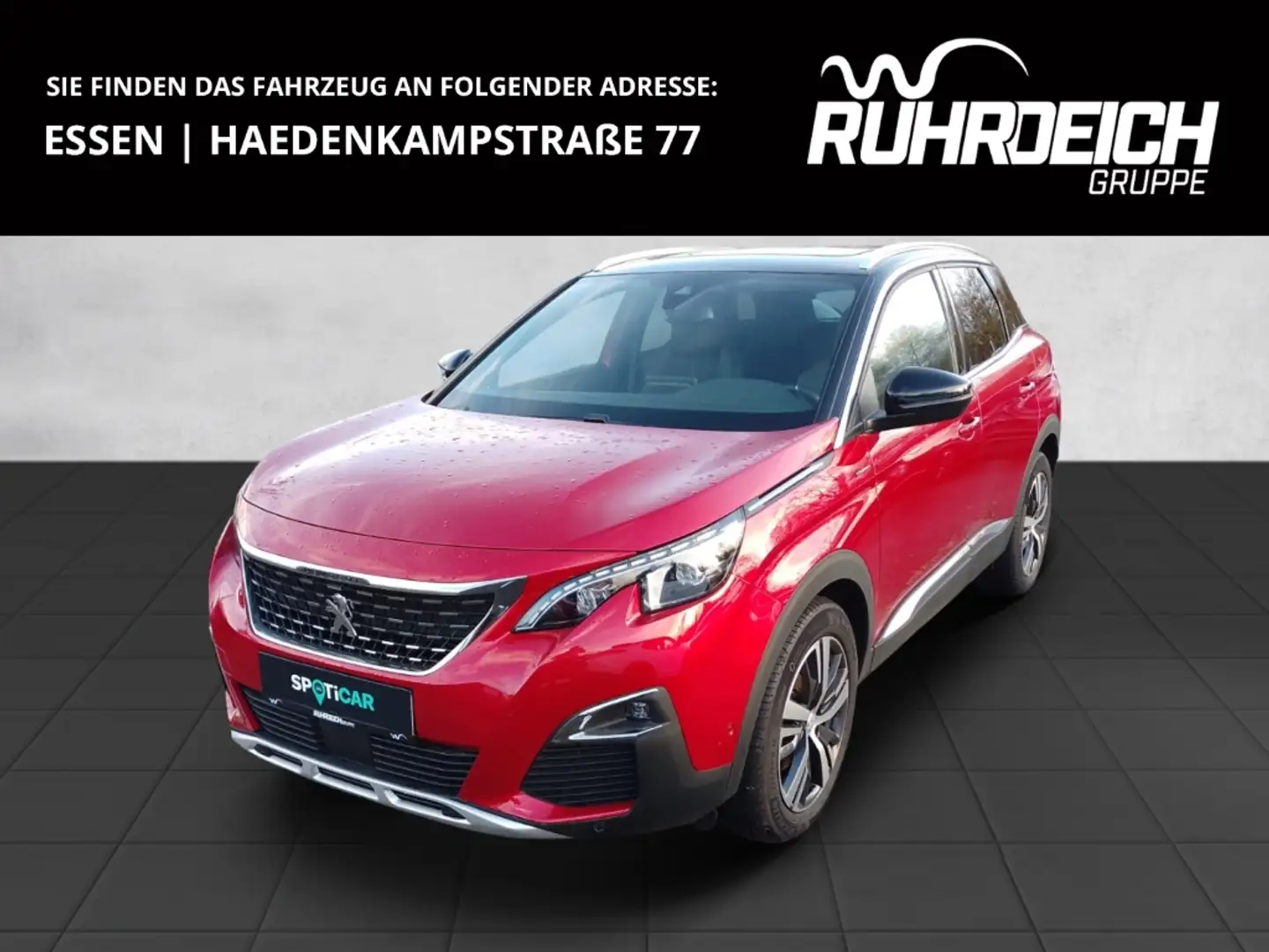 Peugeot 3008 Allure GT-Line 1.2 PT 130 +PANO+NAVI+FOCAL+PDC+ Rot - 1