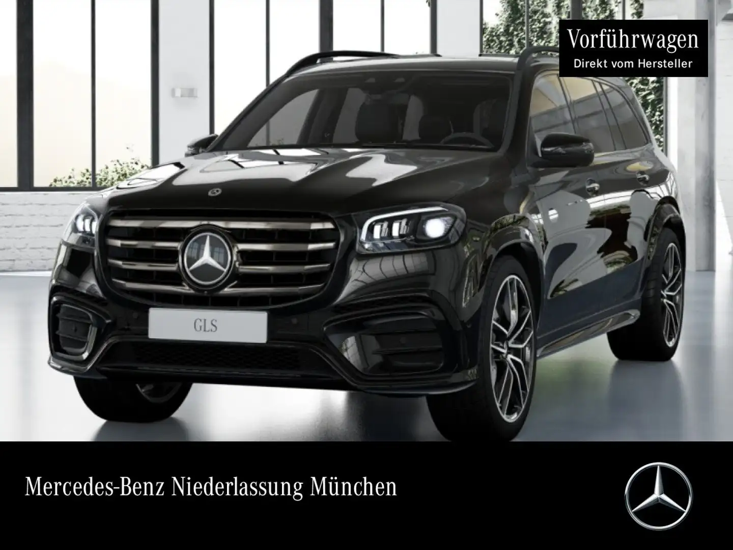 Mercedes-Benz GLS 450 d 4M AMG+NIGHT+PANO+360+AHK+MULTIBEAM+HUD Schwarz - 1