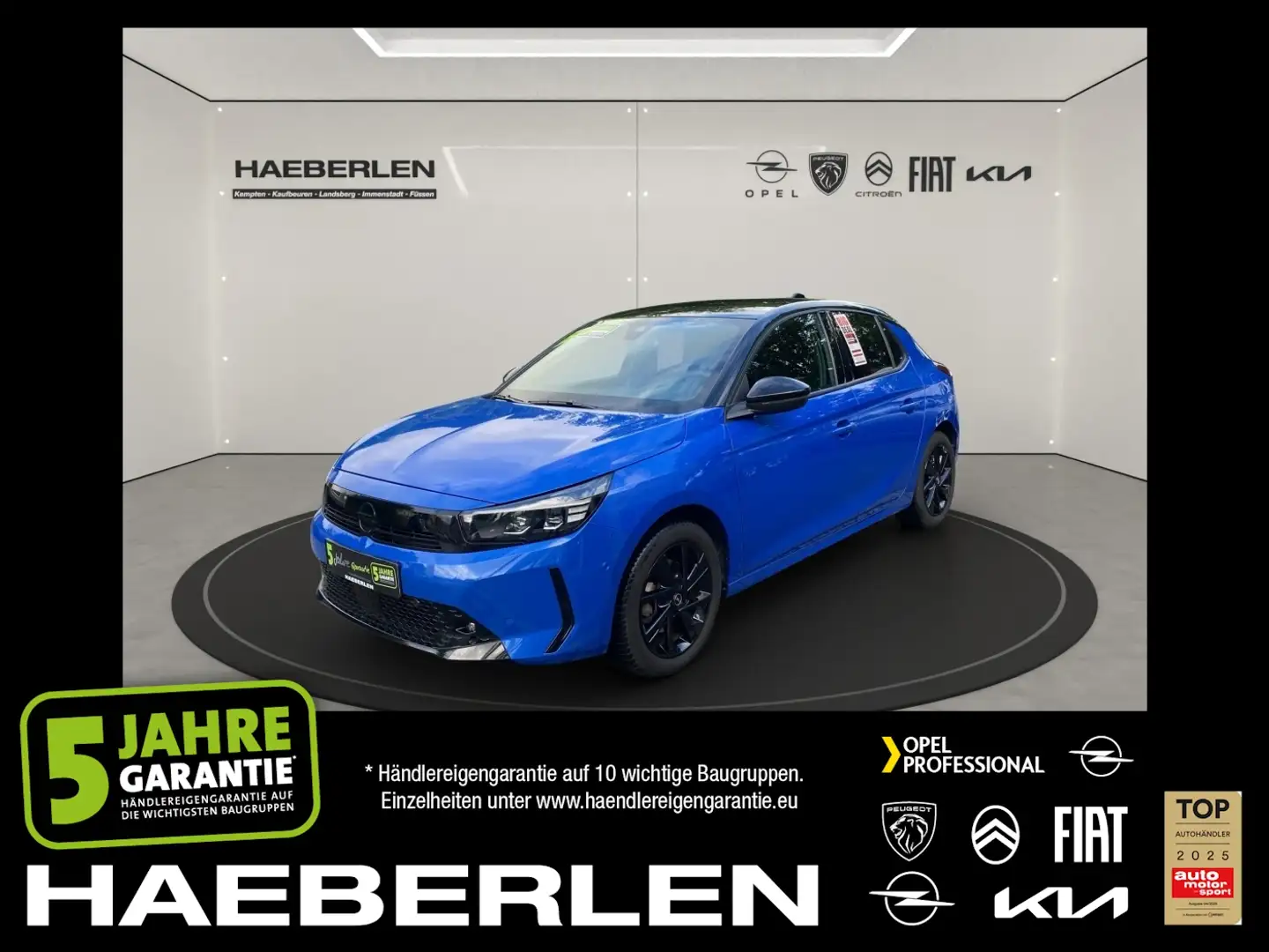 Opel Corsa 1.2 Turbo GS MatrixLED*KAMERA*NAVI* Blau - 1