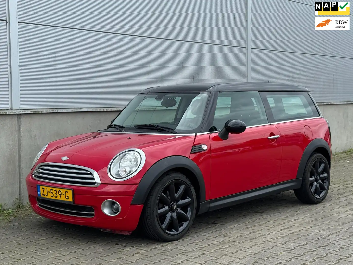 MINI Cooper Clubman 1.6 AIRCO|LICHTMETAAL|ISOFIX| Rosso - 1